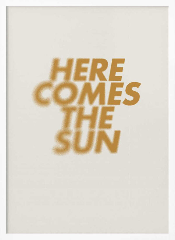 Tablou înramat „Sunlit Arrival” de THE MIUUS STUDIO