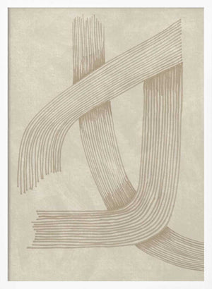 Tablou înramat „Abstract Sophisticated Line 01” de Lucrecia Caporale