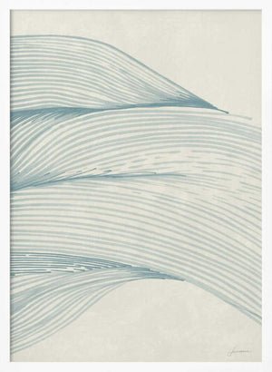 Tablou înramat „Ocean in lines 01” de Lucrecia Caporale