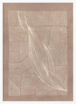 Tablou înramat „Abstract Irregular Lines” de Lucrecia Caporale