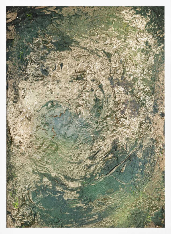 Tablou înramat „The Emerald Scorch” de Anete Purina-Purite