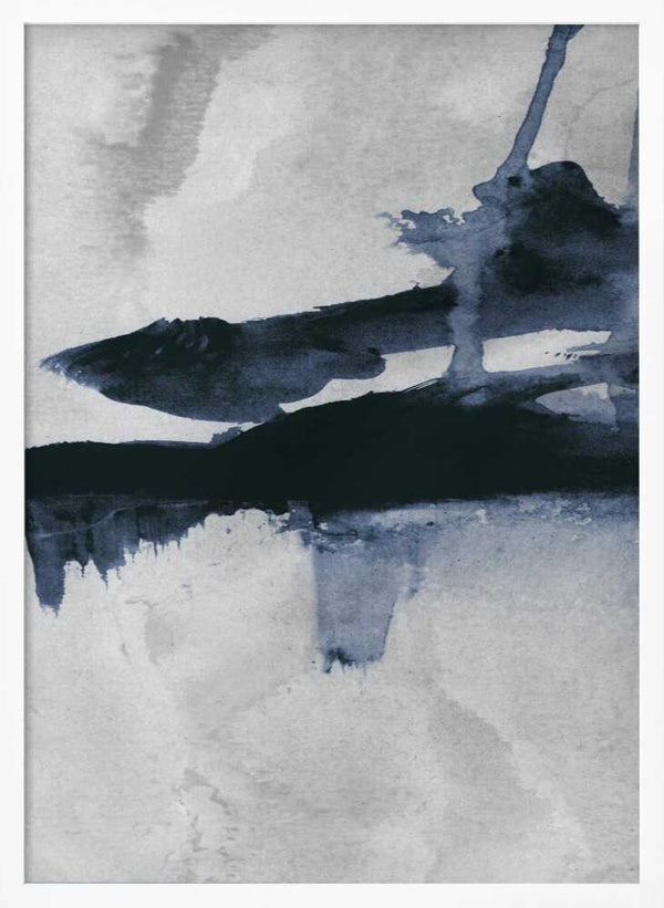 Tablou înramat „Blu 1” de Dan Hobday