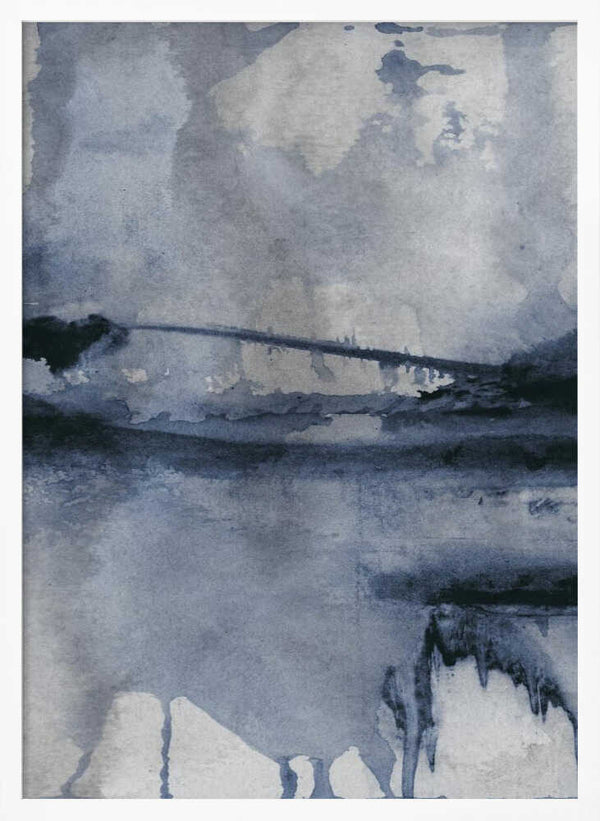 Tablou înramat „Blu 2” de Dan Hobday