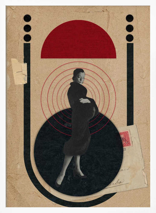 Tablou înramat „Me in the Middle” de Pia Lilenthal