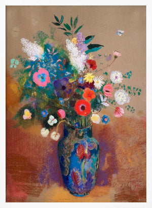 Tablou înramat „Bouquet of Flowers” de Odilon Redon