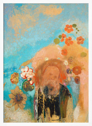 Tablou înramat „Evocation of Rousse” de Odilon Redon