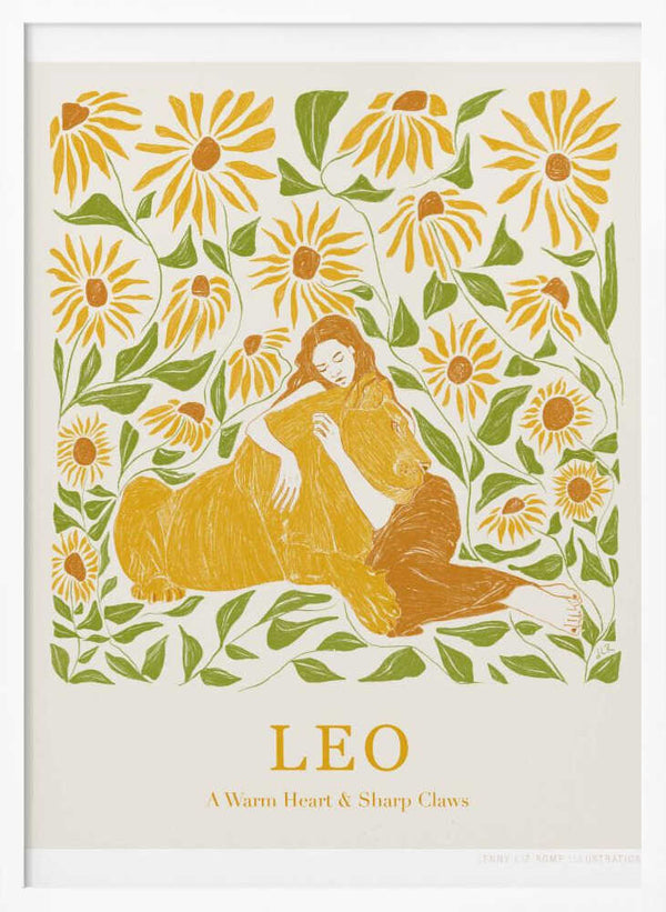 Tablou înramat „Jlr Leo Copy” de Jenny Liz Rome