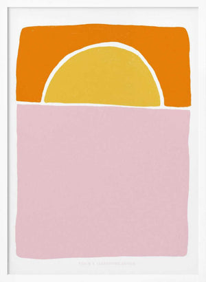Tablou înramat „Pandc Sunset Copy” de Jenny Liz Rome