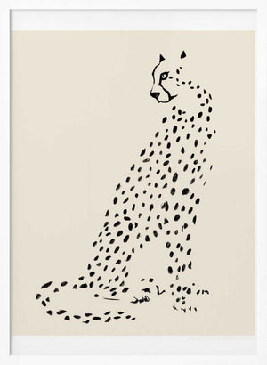 Tablou înramat „Pandc Leopard” de Jenny Liz Rome