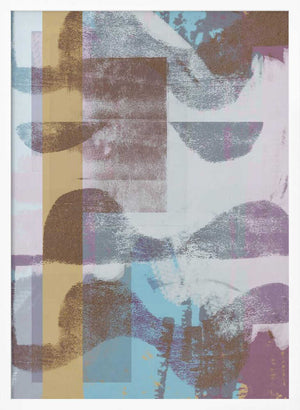 Tablou înramat „Abstract Shapes In Warm Pastel Colors  0010” de Dina Dankers