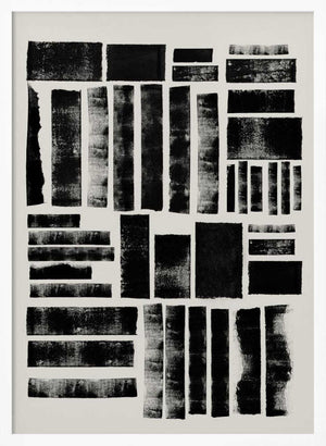 Tablou înramat „Monochrome Blocks” de THE MIUUS STUDIO
