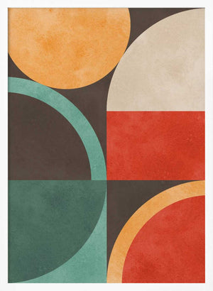 Tablou înramat „Circles in harmony 13” de Vitor Costa