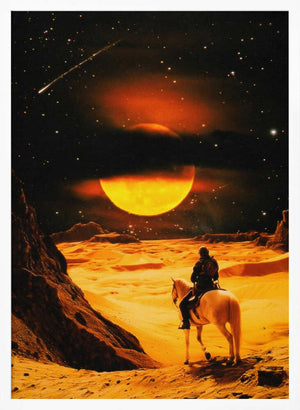 Tablou înramat „Western Space Adventure” de Taudalpoi