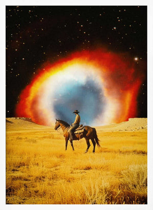 Tablou înramat „Nebula Cowboy” de Taudalpoi
