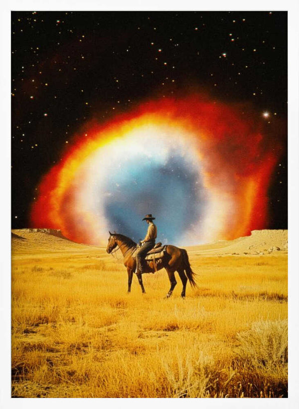 Tablou înramat „Nebula Cowboy” de Taudalpoi