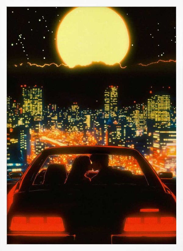 Tablou înramat „Love Over Japan” de Taudalpoi