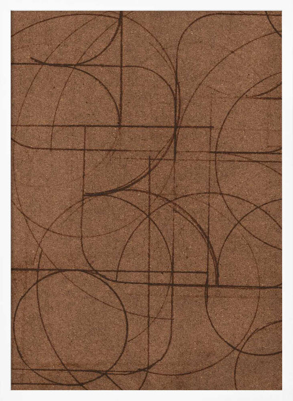 Tablou înramat „Curved 1” de Dan Hobday