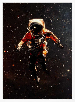 Tablou înramat „An Astronaut in Space” de Taudalpoi