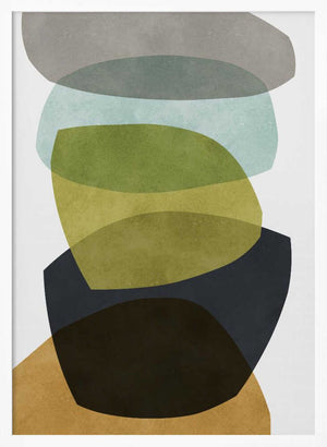 Tablou înramat „Expressive shapes 1” de Vitor Costa