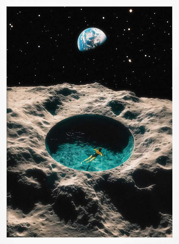 Tablou înramat „Crater Pond” de Taudalpoi