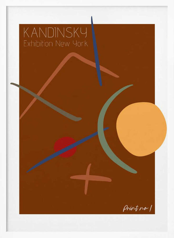 Tablou înramat „Geometric Harmony” de Treechild