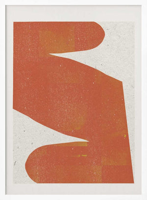 Tablou înramat „Orange Silhouette” de THE MIUUS STUDIO