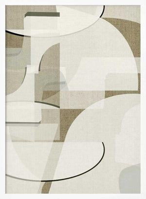 Tablou înramat „Neutral Curves 1” de cartissi