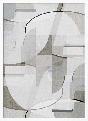 Tablou înramat „Neutral Curves 3” de cartissi
