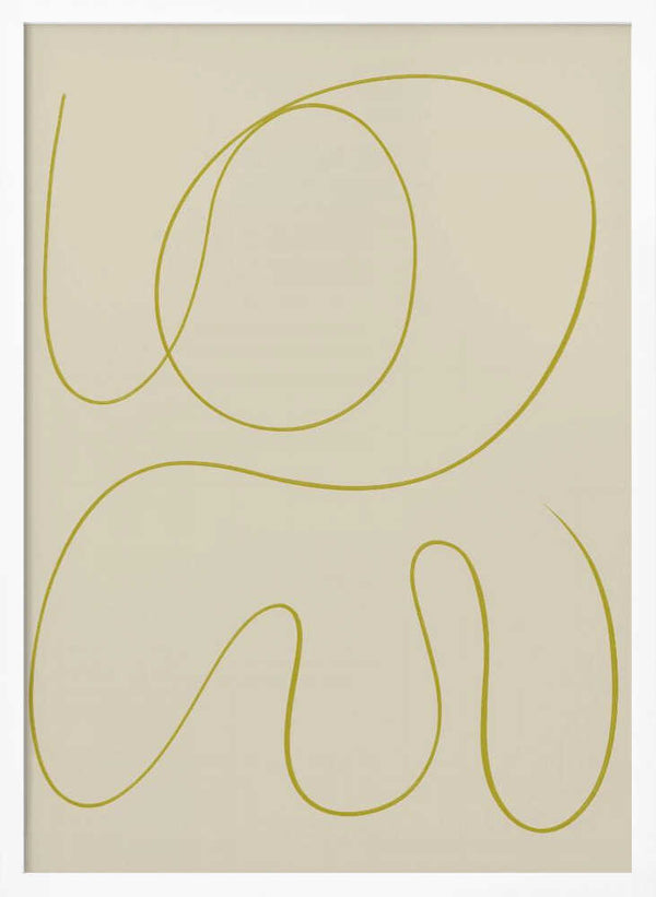 Tablou înramat „Curved Line Dance” de Treechild