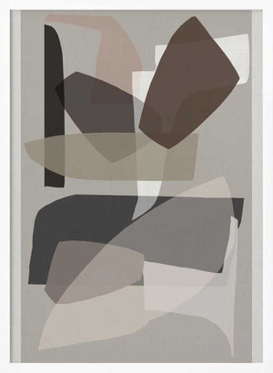 Tablou înramat „Neutral Shapes 3” de cartissi