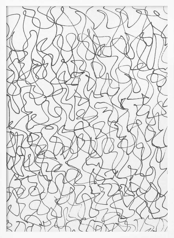 Tablou înramat „Chaotic Line 2” de Isabelle Brent