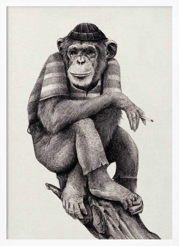 Tablou înramat „Smoke &amp;amp Chill” de Mike Koubou