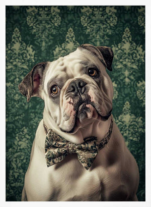 Tablou înramat „The Gentleman Bulldog” de SHANDU