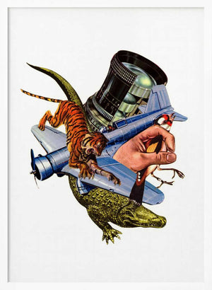 Tablou înramat „Adventures In Zoology” de Mikhail Siskoff