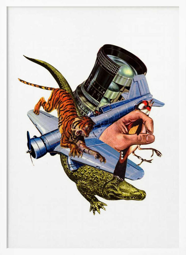 Tablou înramat „Adventures In Zoology” de Mikhail Siskoff