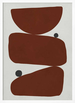Tablou înramat „Brown expressionism” de Vitor Costa