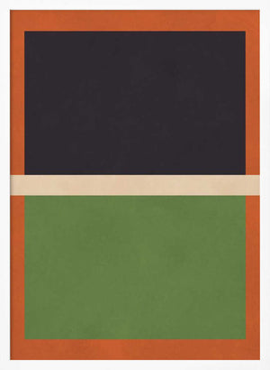 Tablou înramat „Bold Geometric Blocks” de Vitor Costa