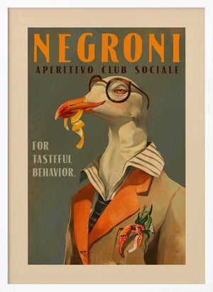 Tablou înramat „Chic Seagull Society” de The Whiskey Ginger