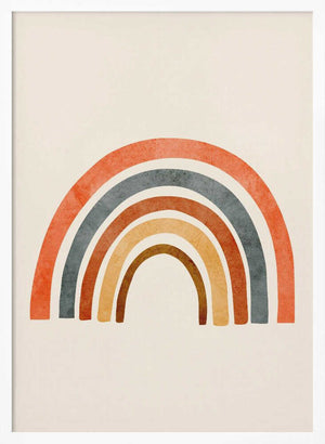 Tablou înramat „Muted Rainbow Curve” de City Art