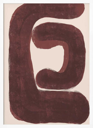 Tablou înramat „Abstract Shape No.4” de THE MIUUS STUDIO