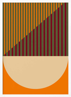 Tablou înramat „Geometric Spring Summer” de Nilesh Kulkarni