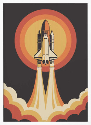 Tablou înramat „Space Shuttle” de Andreas Magnusson