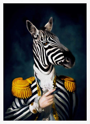Tablou înramat „Mr stripe” de Tein Lucasson