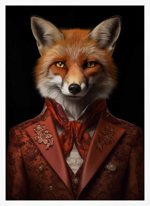 Tablou înramat „Red Fox Portrait” de Andreas Magnusson