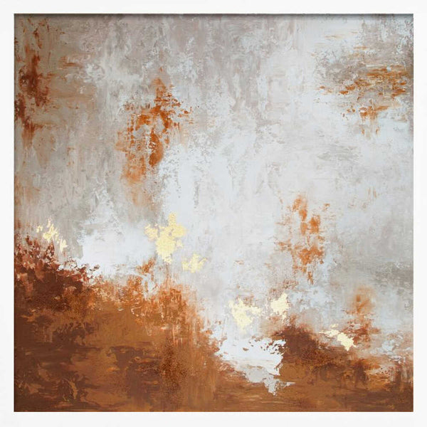 Tablou înramat „Abstract Blue Red Green 2” de Alyson Storms