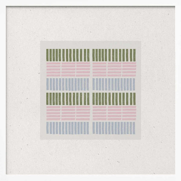 Tablou înramat „Pastel Patterns” de THE MIUUS STUDIO