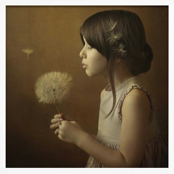 Tablou înramat „A Dandelion Poem” de Svetlana Bekyarova