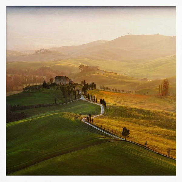 Tablou înramat „Val d\'Orcia” de Jarek Pawlak